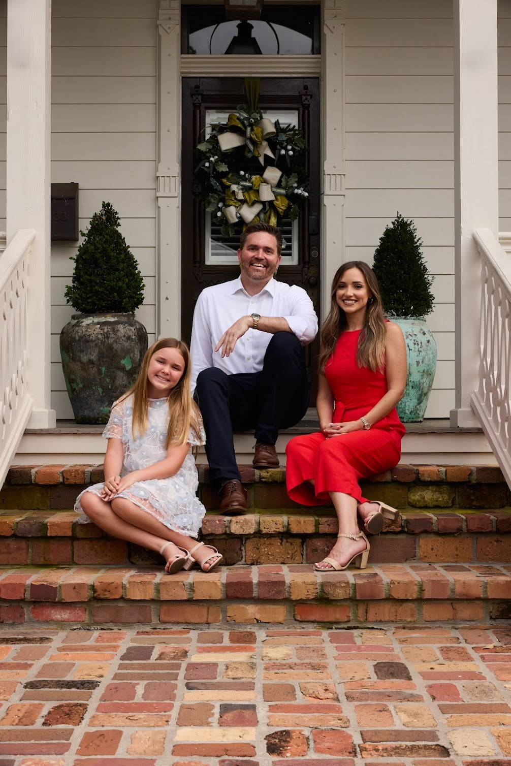 D.C. Reeves with his family